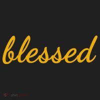 Blessed Yellow Christian Comfort Colors Boxy T-Shirt thumb 3