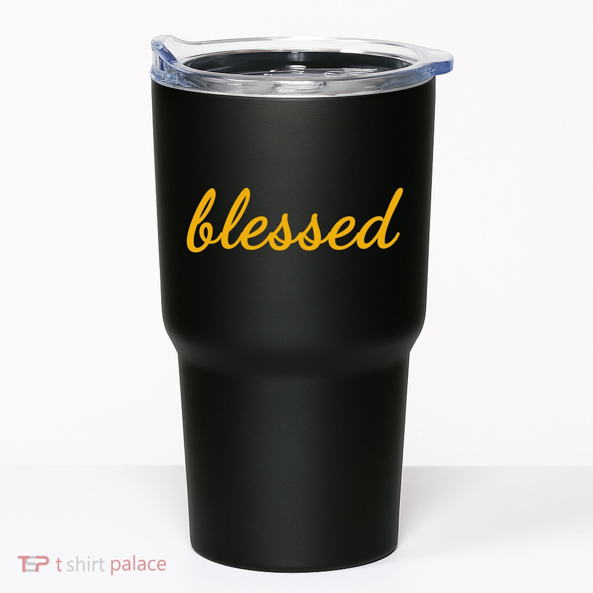 Blessed Yellow Christian Tumbler