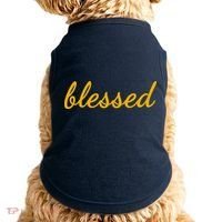 Blessed Yellow Christian Doggie Tank thumb 0