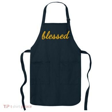 Blessed Yellow Christian Apron