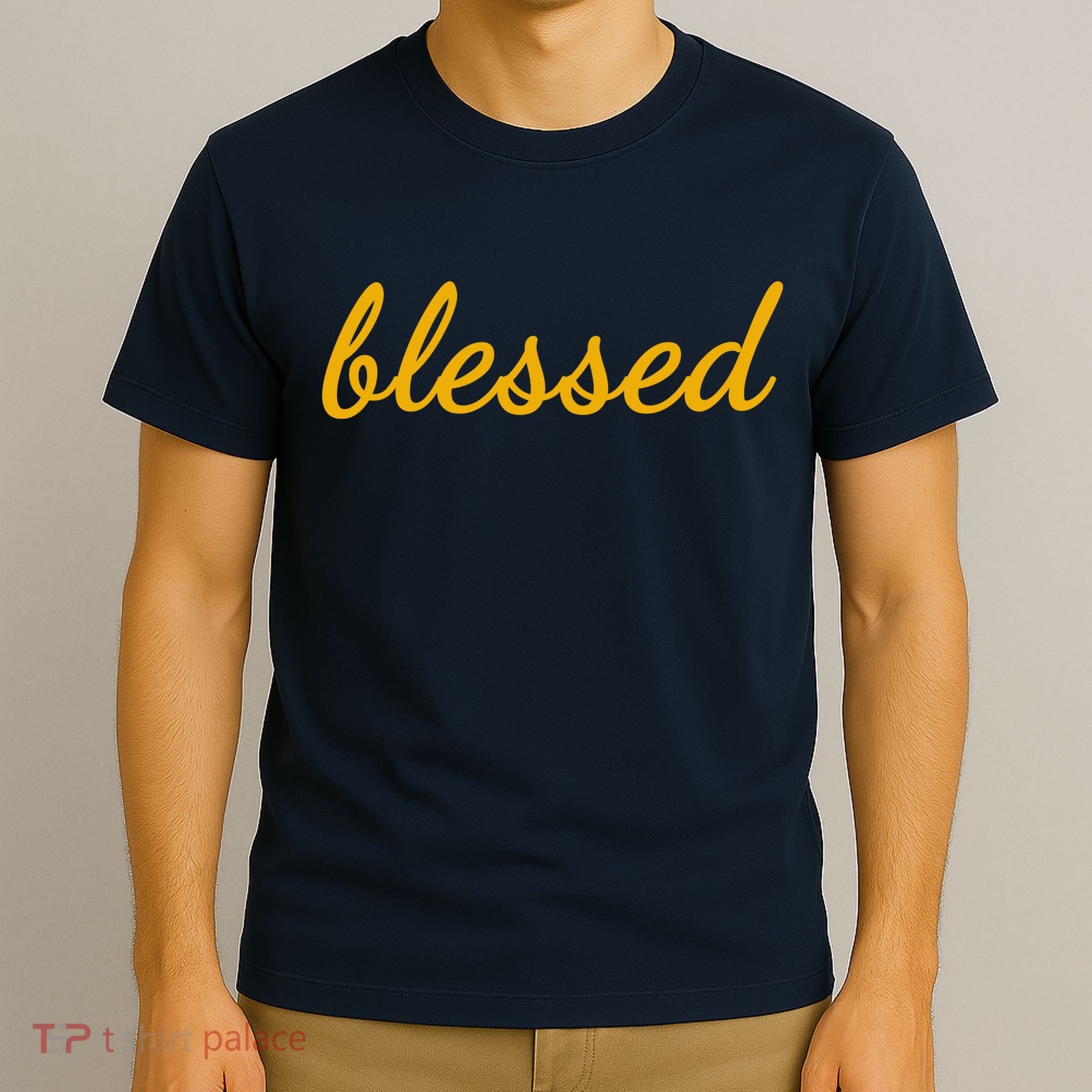 Blessed Yellow Christian T-Shirt