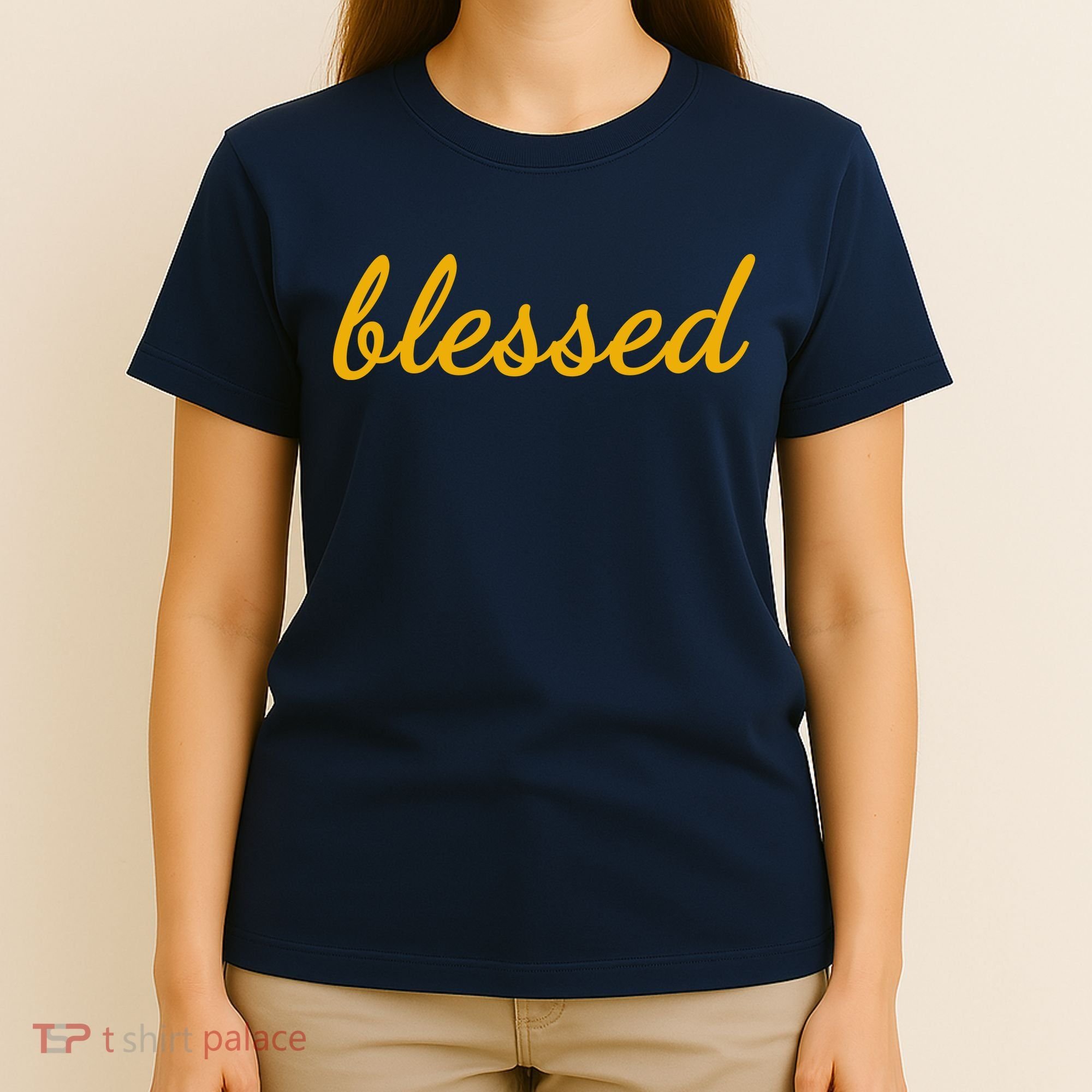 Blessed Yellow Christian T-Shirt