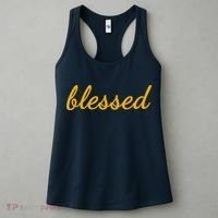 Blessed Yellow Christian Women's Tank Top thumb 3