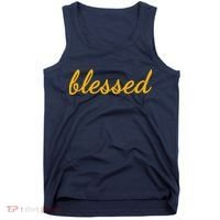 Blessed Yellow Christian Tank Top thumb 0