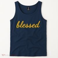 Blessed Yellow Christian Tank Top thumb 2