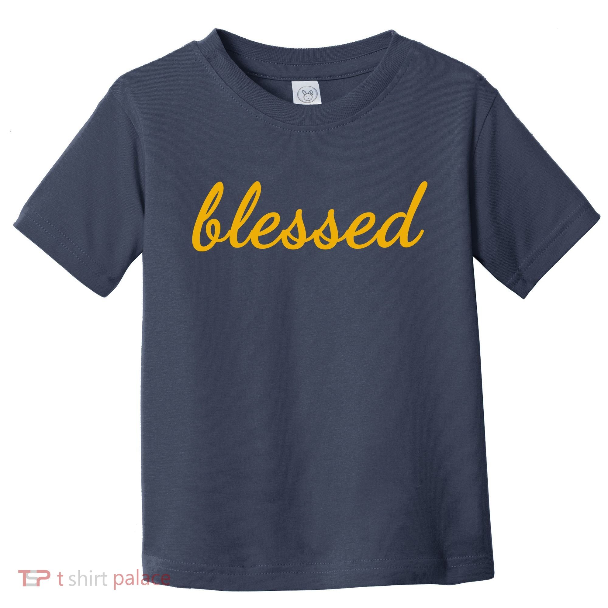 Blessed Yellow Christian Toddler T-Shirt