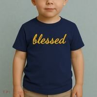 Blessed Yellow Christian Toddler T-Shirt thumb 2