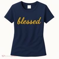 Blessed Yellow Christian Women's T-Shirt thumb 0