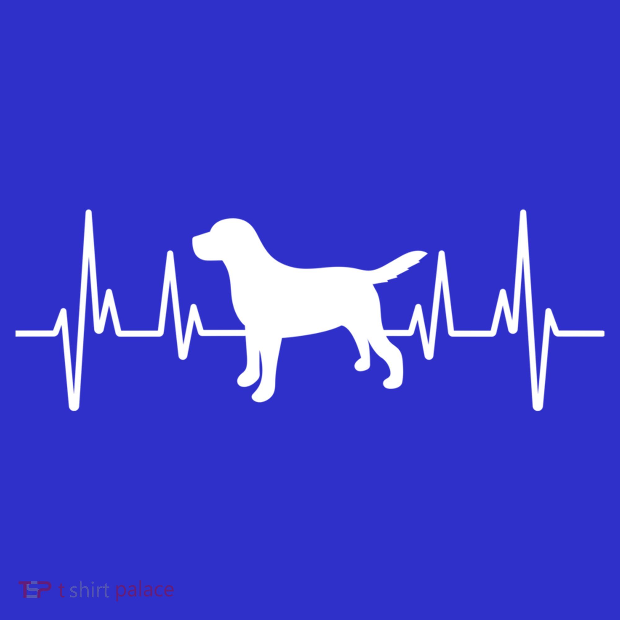 Black Yellow Chocolate Lab Heartbeat Valentine's Labrador Gift Women's Tank Top