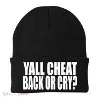 Beatking Yall Cheat Back Or Cry Beanie thumb 0