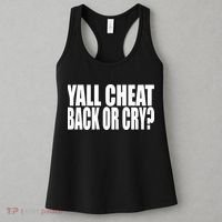 Beatking Yall Cheat Back Or Cry Women's Tank Top thumb 3