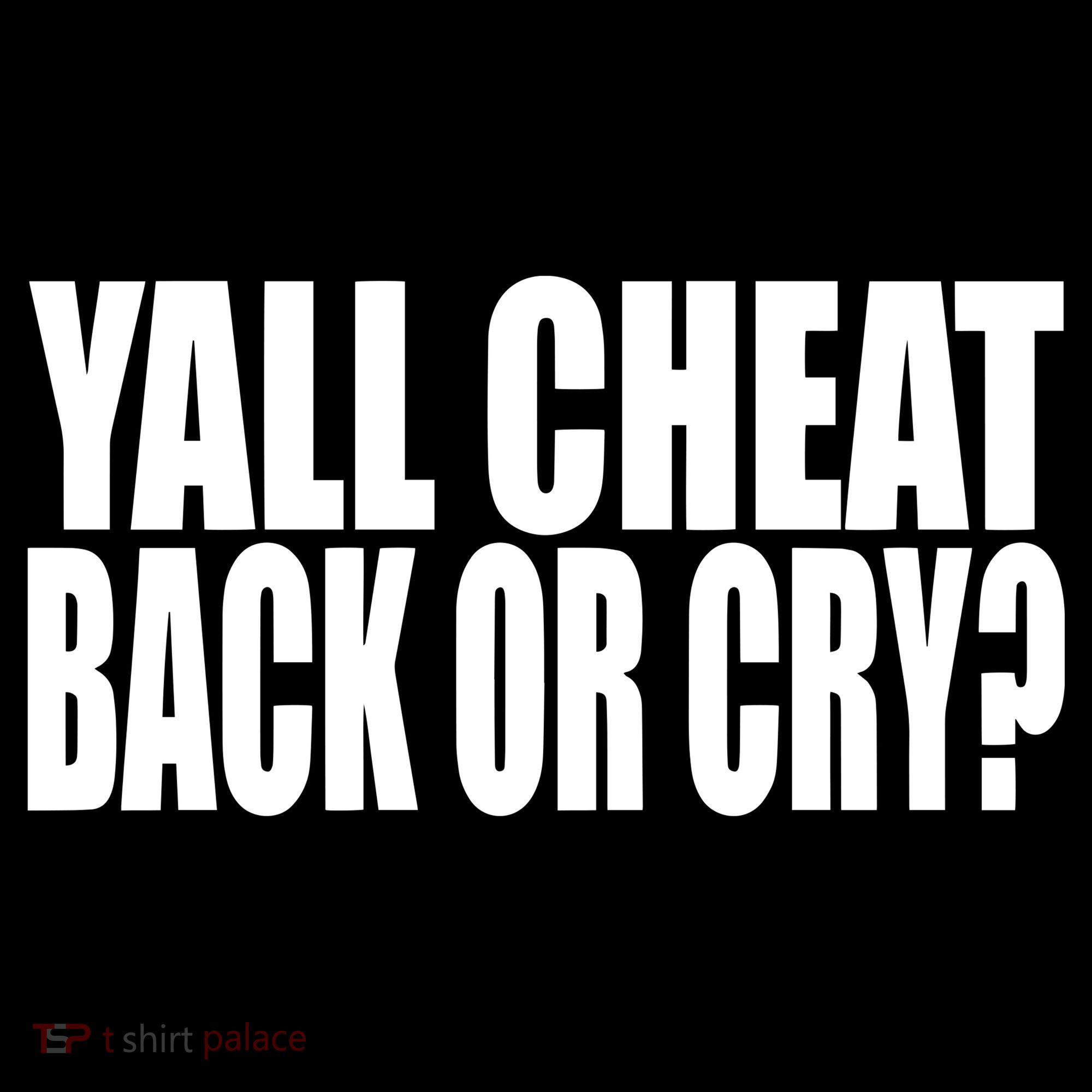 Beatking Yall Cheat Back Or Cry Visor