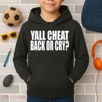 Beatking Yall Cheat Back Or Cry Kids Hoodie thumb 2