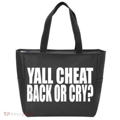 Beatking Yall Cheat Back Or Cry Tote Bag