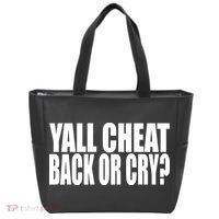 Beatking Yall Cheat Back Or Cry Tote Bag thumb 0