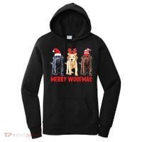 Black Yellow Chocolate Lab Christmas Labrador Merry Woofmas Gift Women's Hoodie thumb 0