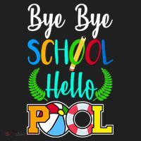 Bye Bye School Hello Pool Women's Sweatshirt thumb 2