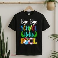 Bye Bye School Hello Pool T-Shirt thumb 2
