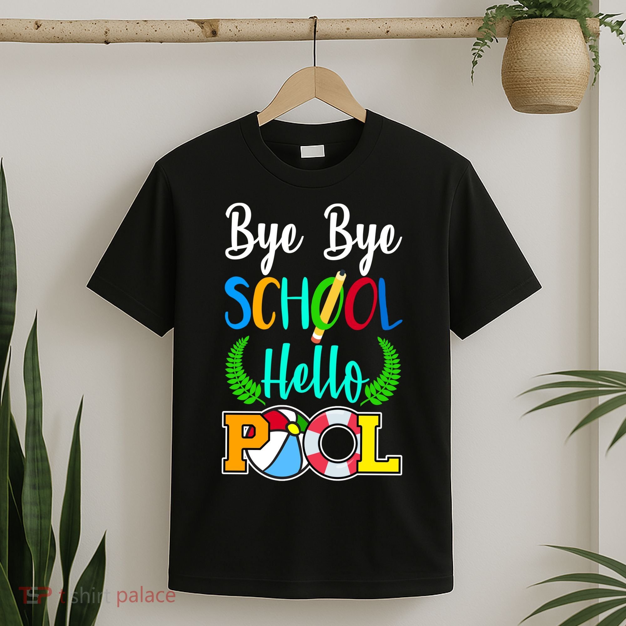 Bye Bye School Hello Pool T-Shirt