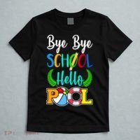 Bye Bye School Hello Pool T-Shirt thumb 5