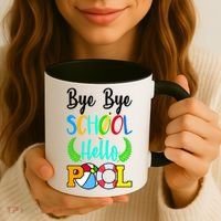 Bye Bye School Hello Pool Coffee Mug thumb 3