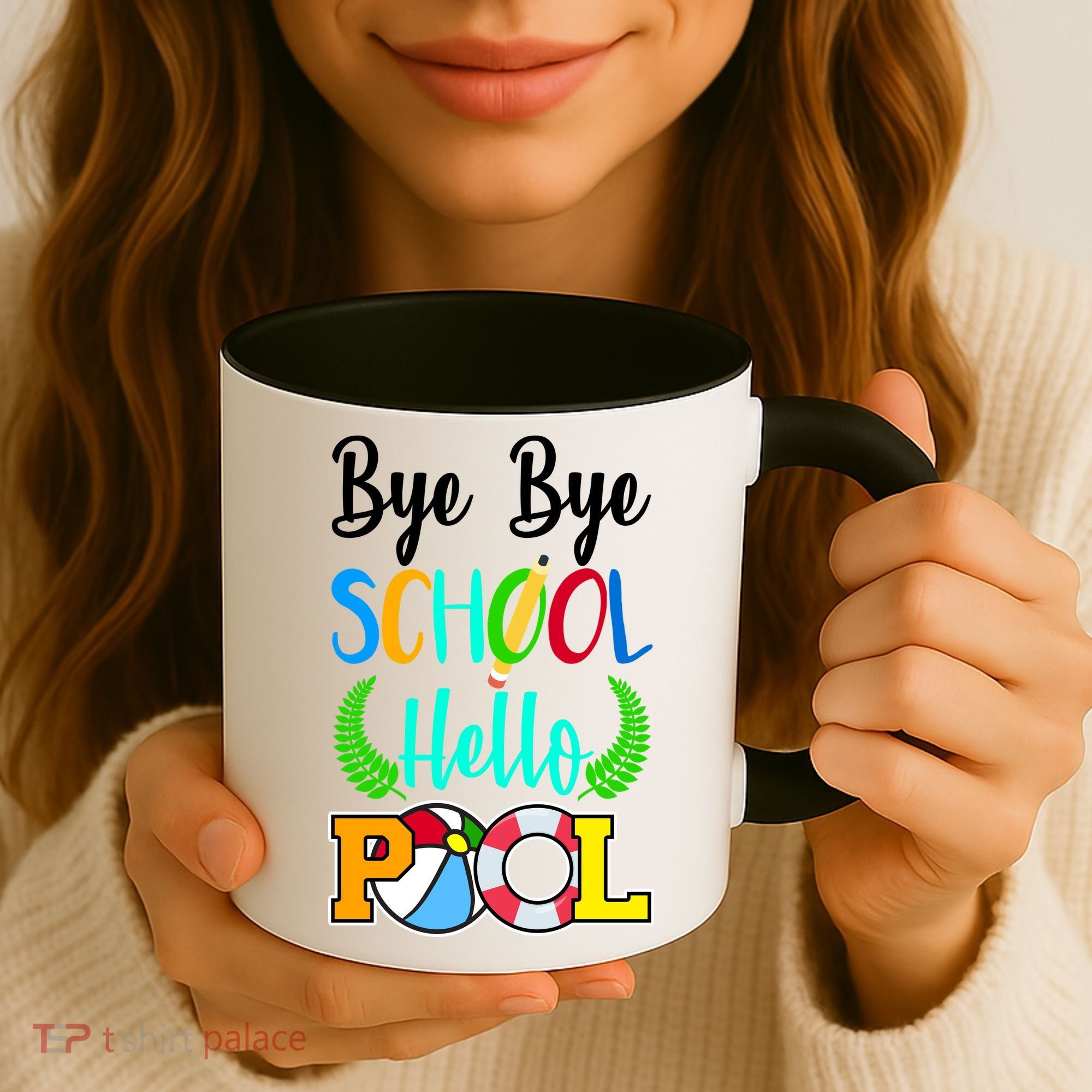 Bye Bye School Hello Pool Coffee Mug