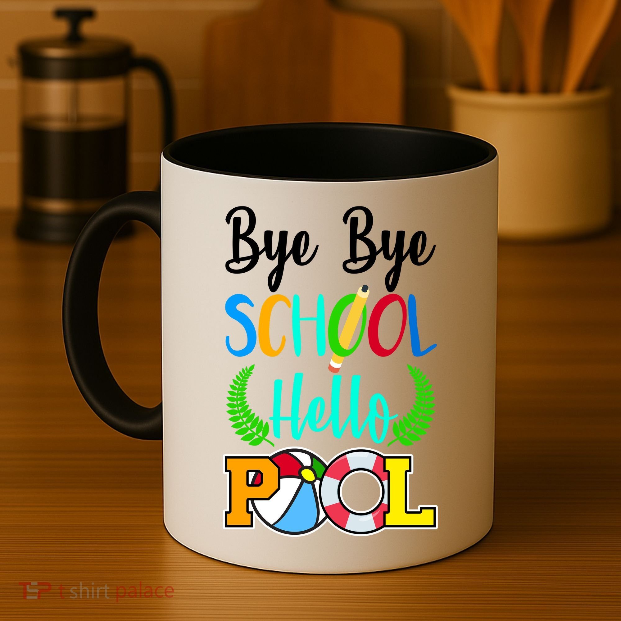 Bye Bye School Hello Pool Coffee Mug