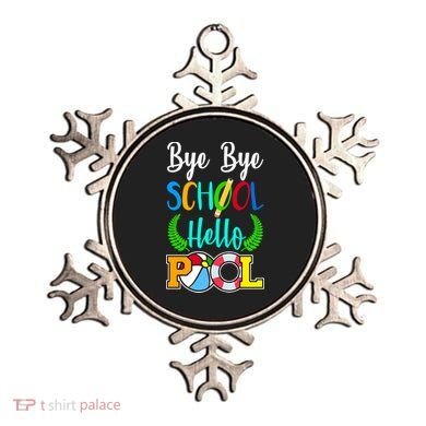Bye Bye School Hello Pool Ornament