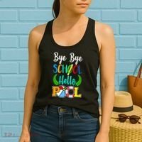 Bye Bye School Hello Pool Women's Tank Top thumb 2
