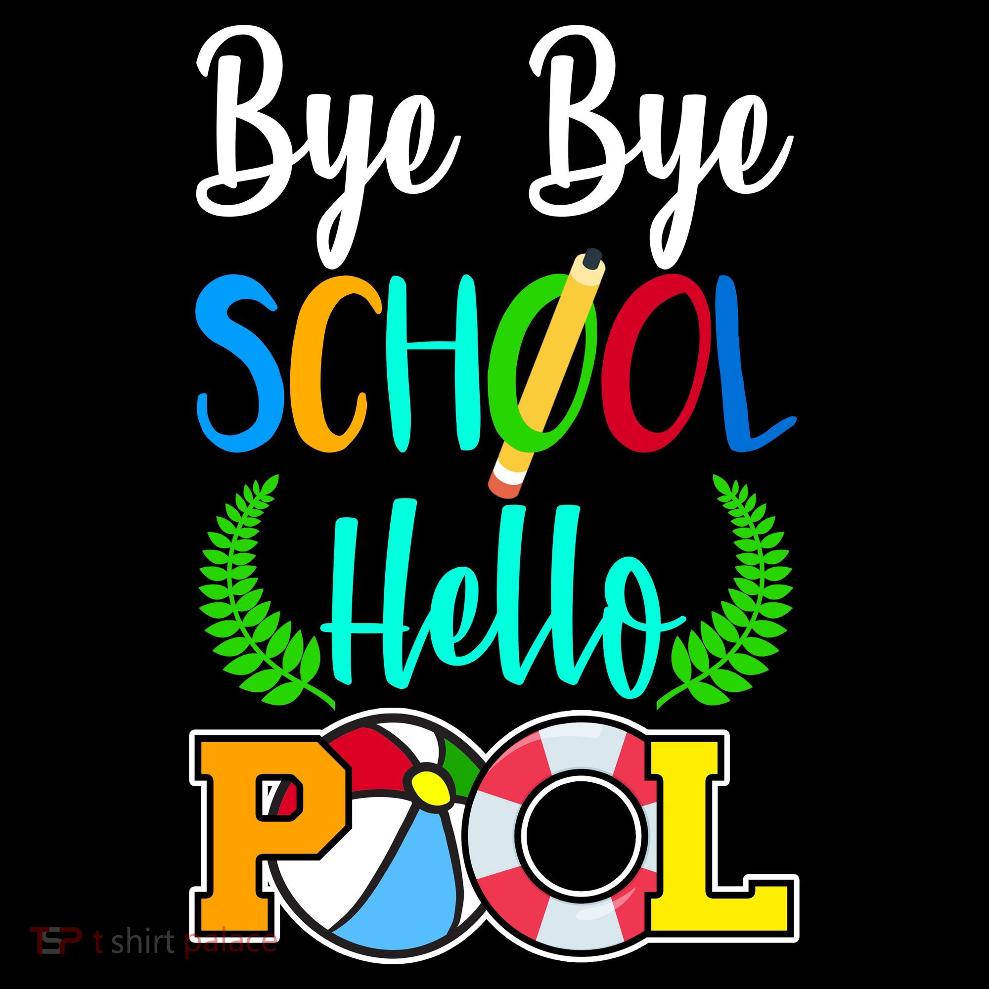 Bye Bye School Hello Pool Tank Top