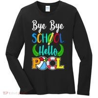 Bye Bye School Hello Pool Women's Long Sleeve Shirt thumb 0