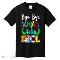 Bye Bye School Hello Pool Kids T-Shirt thumb 0