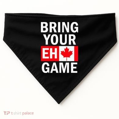 Bring Your Eh Game Canadian Flag Canada USA-Made Doggie Bandana