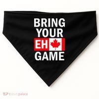 Bring Your Eh Game Canadian Flag Canada USA-Made Doggie Bandana thumb 0