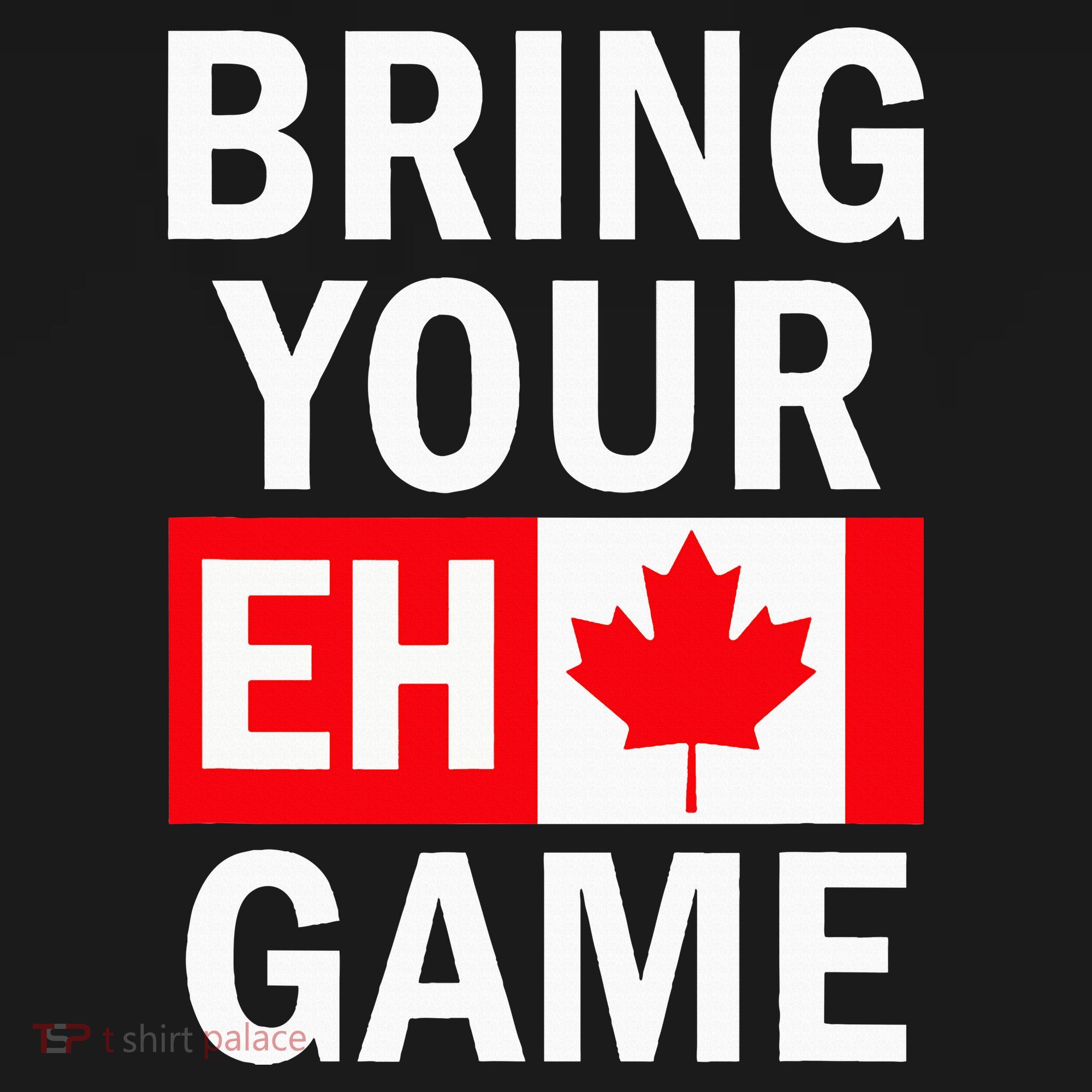 Bring Your Eh Game Canadian Flag Canada USA-Made Doggie Bandana