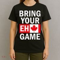 Bring Your Eh Game Canadian Flag Canada T-Shirt thumb 4