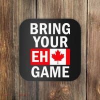 Bring Your Eh Game Canadian Flag Canada Coaster thumb 0