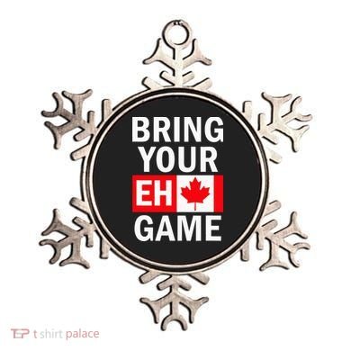 Bring Your Eh Game Canadian Flag Canada Ornament