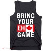 Bring Your Eh Game Canadian Flag Canada Tank Top thumb 0