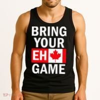 Bring Your Eh Game Canadian Flag Canada Tank Top thumb 3