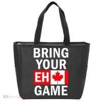 Bring Your Eh Game Canadian Flag Canada Tote Bag thumb 0