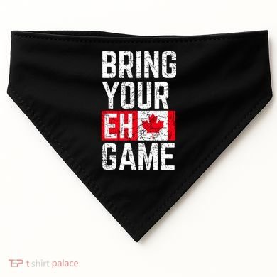 Bring Your Eh Game Canadian Flag Canada Pride USA-Made Doggie Bandana