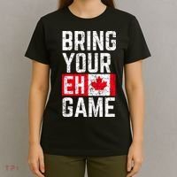 Bring Your Eh Game Canadian Flag Canada Pride T-Shirt thumb 4