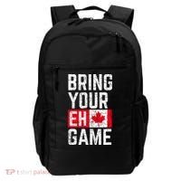 Bring Your Eh Game Canadian Flag Canada Pride Backpack thumb 0