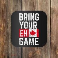 Bring Your Eh Game Canadian Flag Canada Pride Coaster thumb 0