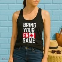 Bring Your Eh Game Canadian Flag Canada Pride Women's Tank Top thumb 2