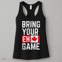 Bring Your Eh Game Canadian Flag Canada Pride Women's Tank Top thumb 3