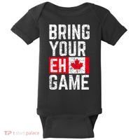 Bring Your Eh Game Canadian Flag Canada Pride Baby Bodysuit thumb 0