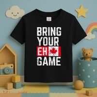 Bring Your Eh Game Canadian Flag Canada Pride Toddler T-Shirt thumb 3