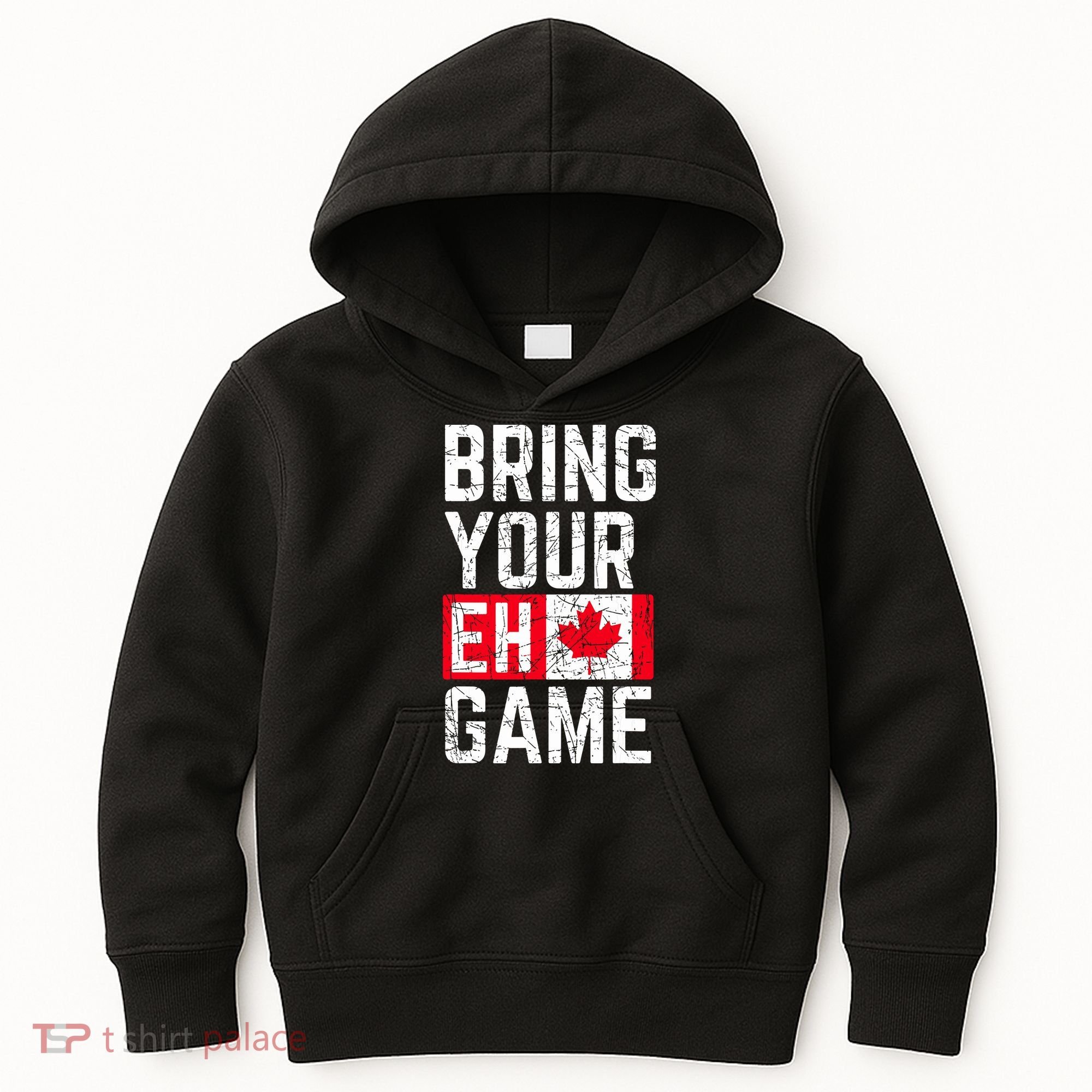 Bring Your Eh Game Canadian Flag Canada Pride Kids Hoodie